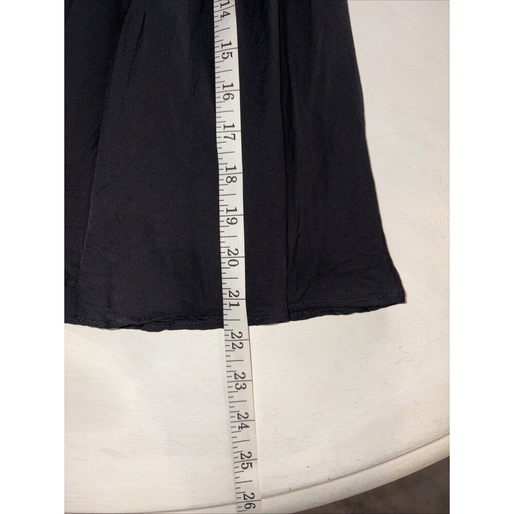 Banana Republic Women's Black Chiffon Dress Size 6 - Picture 7 of 7
